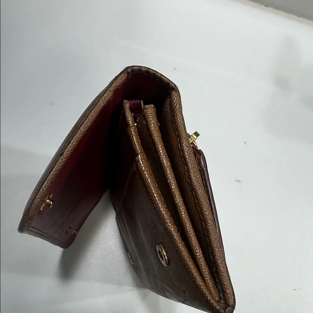 Prada Tan Leather wallet
